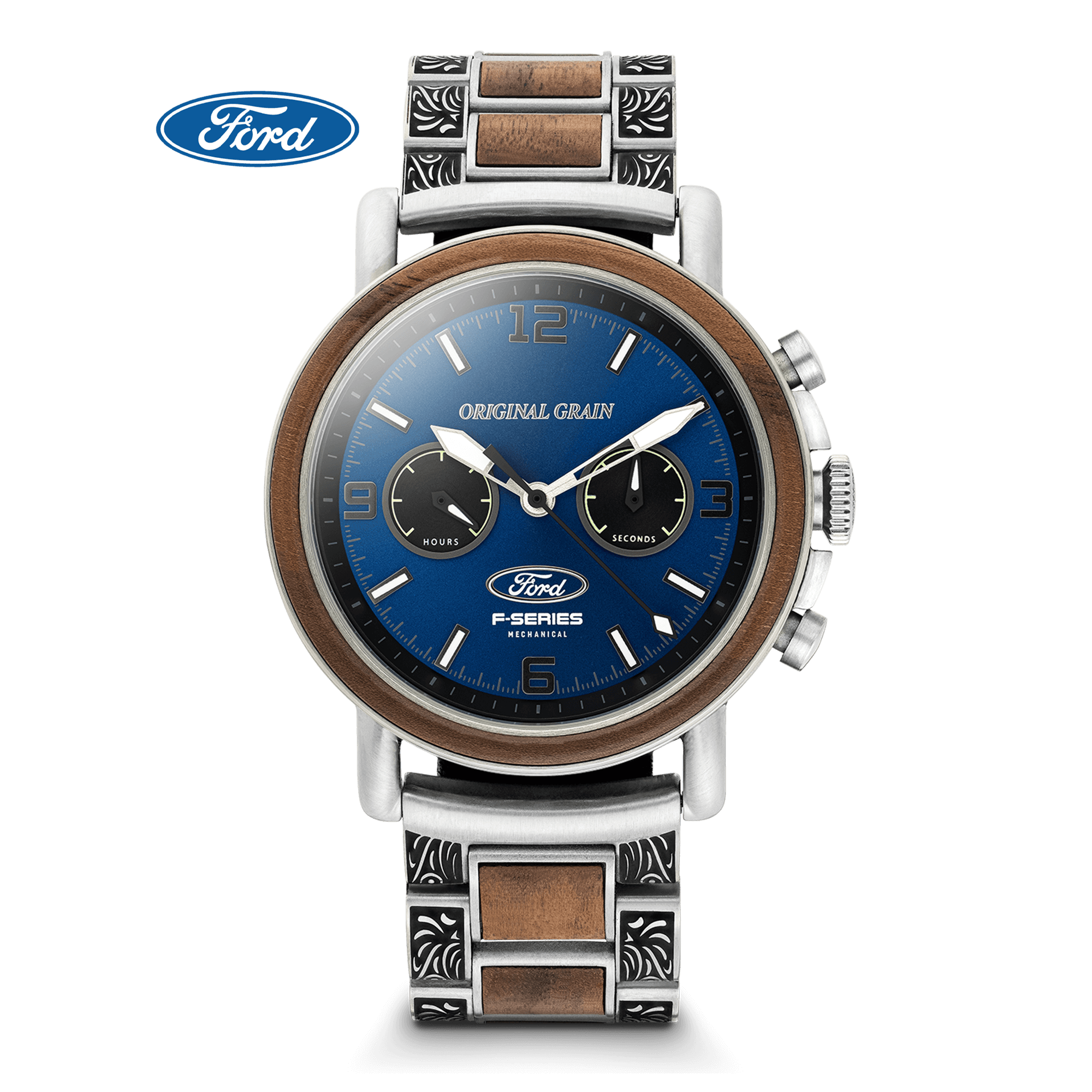 Original Grain Ford Western Mechanical Chrono 44mm — product view 1