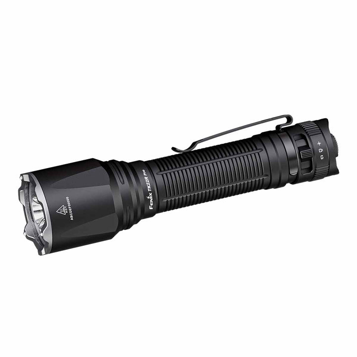 Fenix TK22R PRO Tactical Flashlight in black, manufacturer product image