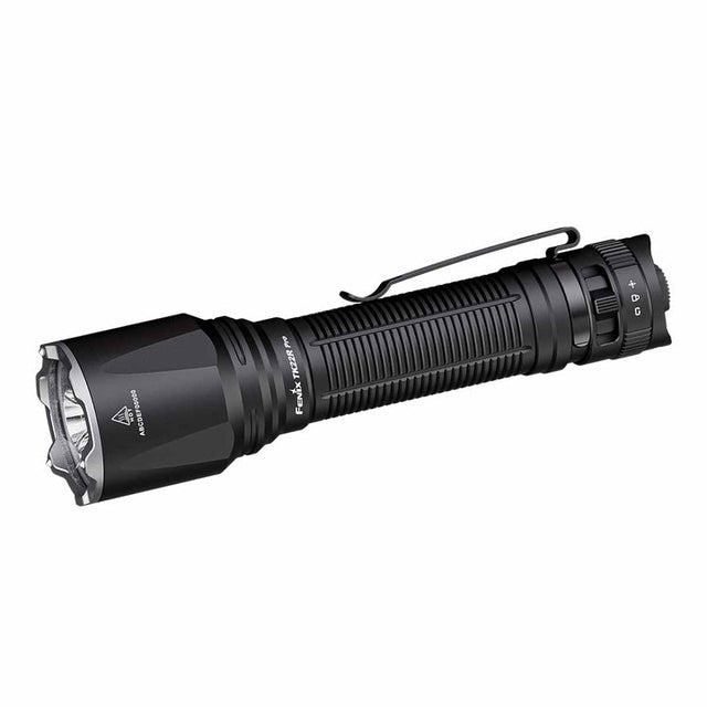 Fenix TK22R PRO Tactical Flashlight in black, manufacturer product image