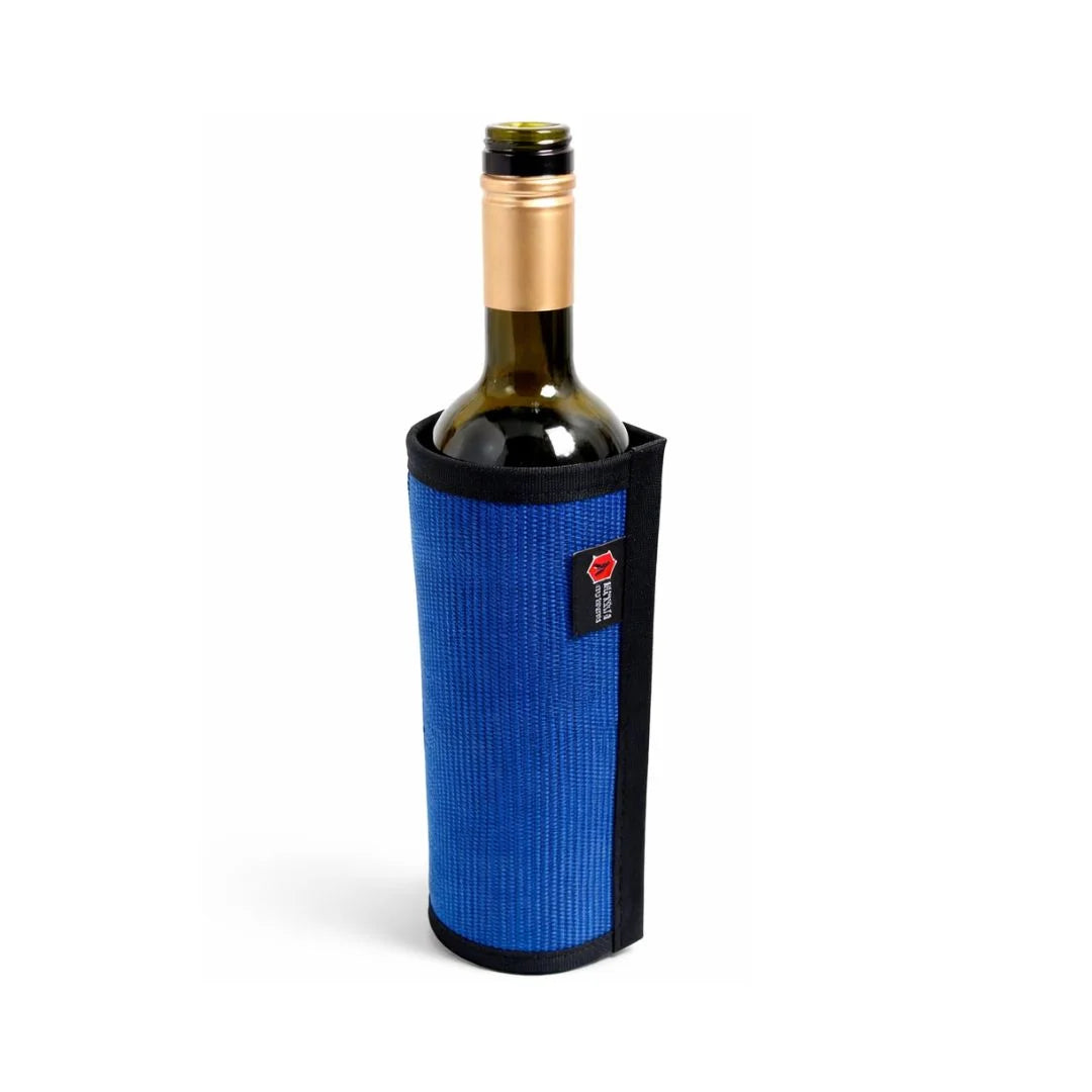 Recycled Firefighter Firehose Wine Bottle Cover — product view 7