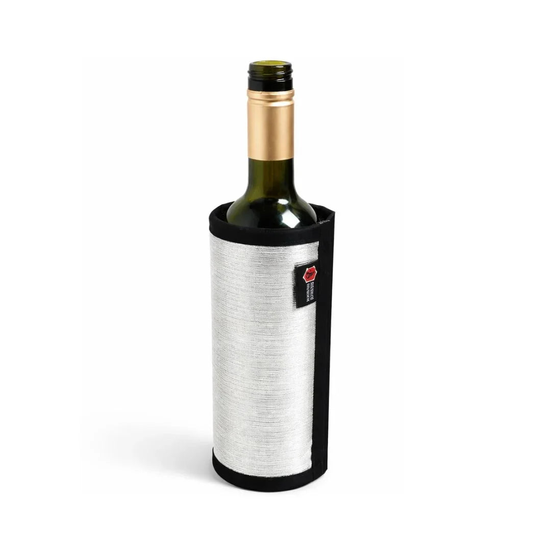 Recycled Firefighter Firehose Wine Bottle Cover — product view 5