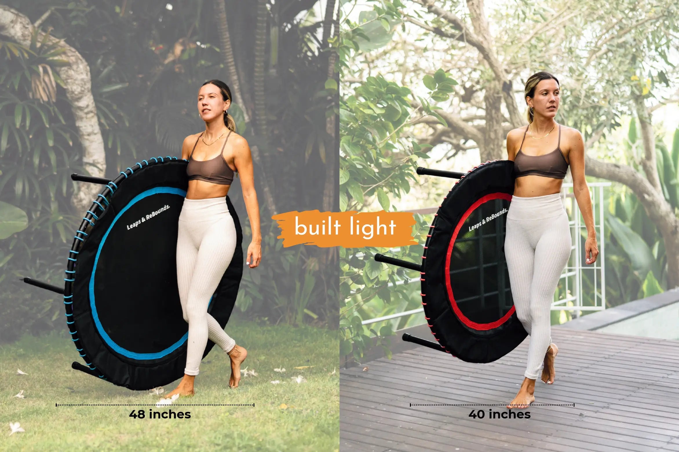 Leaps and Rebounds Fitness Rebounder - product view 4