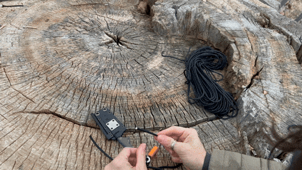 Outdoor Element Flicker Feather Survival EDC Chisel Blade