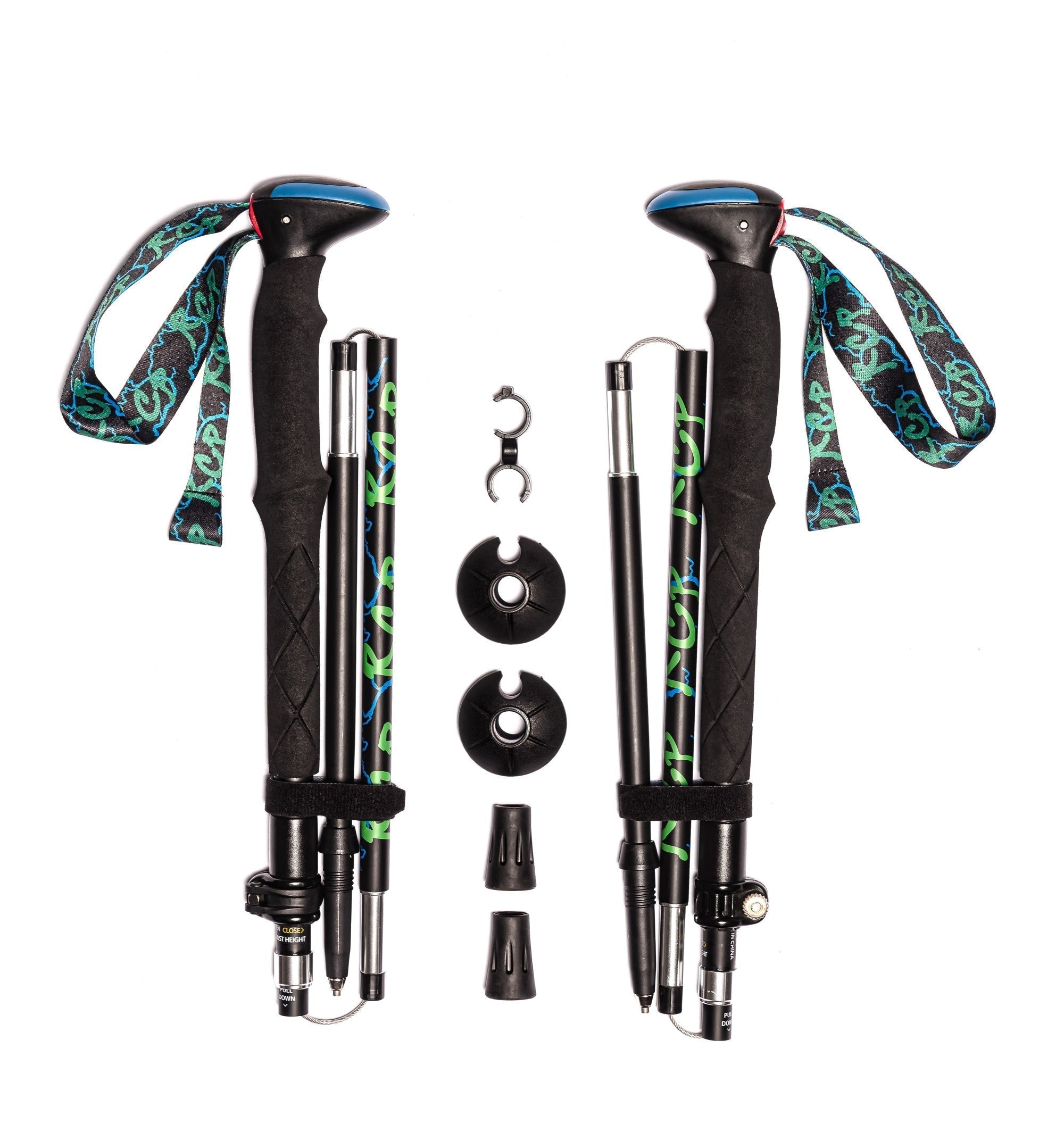 River Country 100% Carbon Folding Trekking Poles — product image 1
