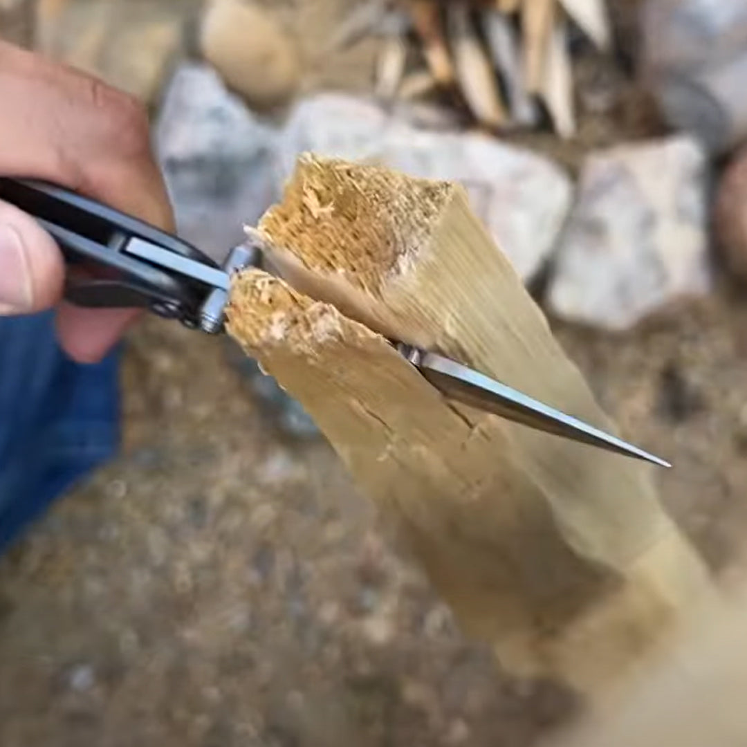 Outdoor Element Folding Feather EDC Pocketknife