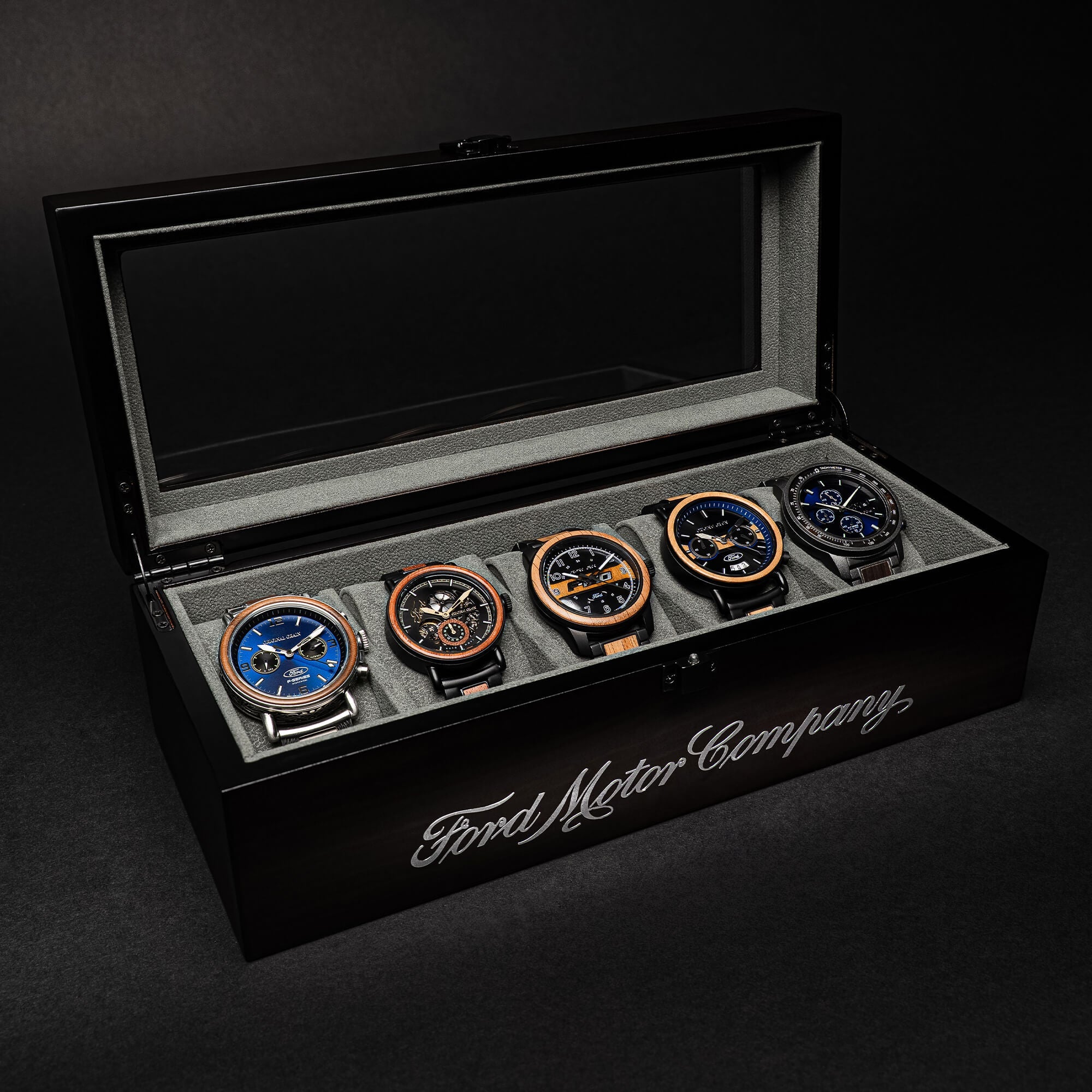 Original Grain Ford Ebony 5 Watch Holder — product view 2