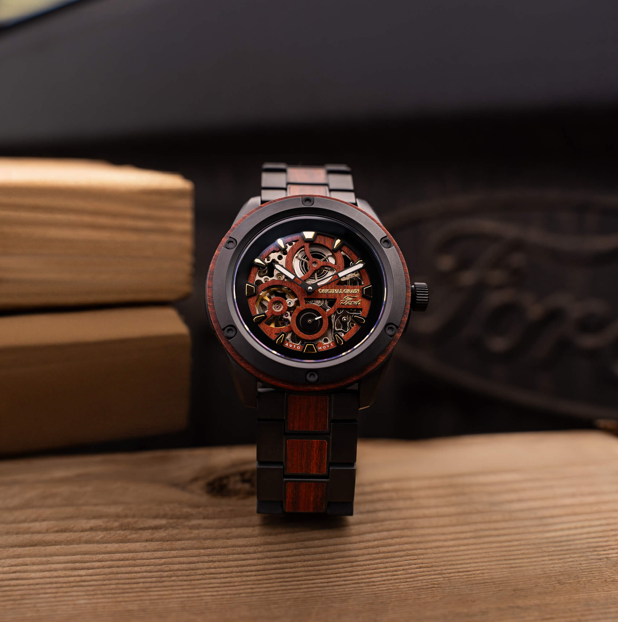 Original Grain Ford Heritage Rugged Automatic 44mm — product view 3