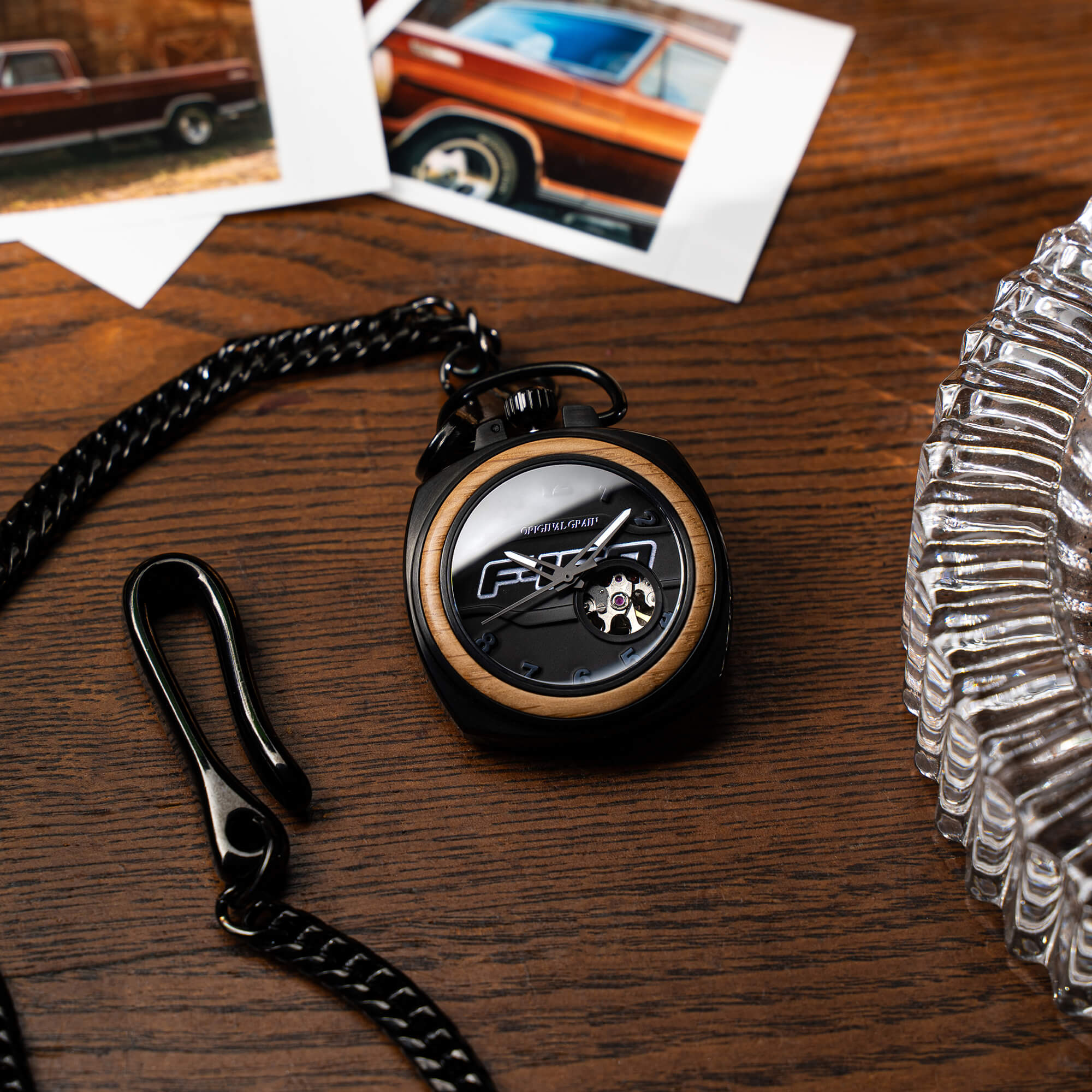 Original Grain Ford Vintage Pocket Watch — product view 3