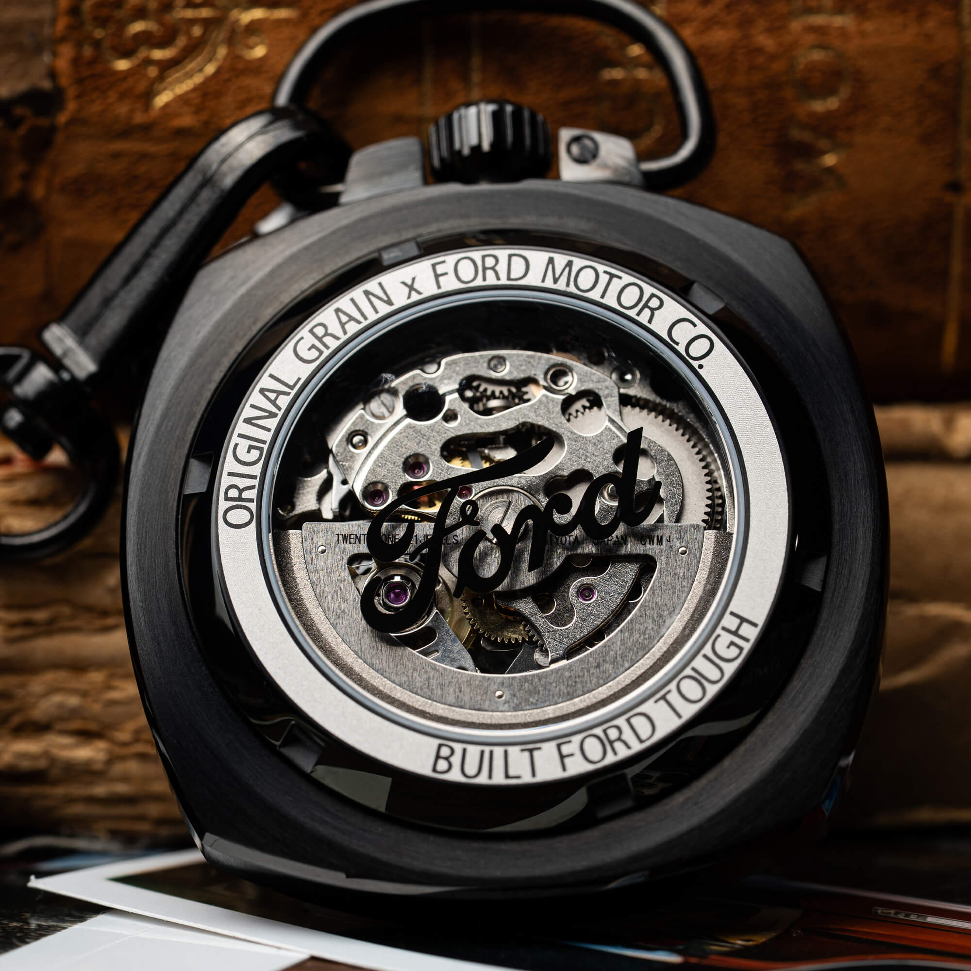 Original Grain Ford Vintage Pocket Watch — product view 5