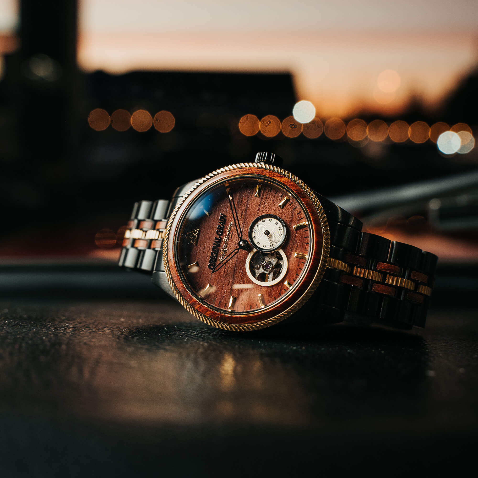 Original Grain Ford Vintage Gold Automatic 40mm — product view 2