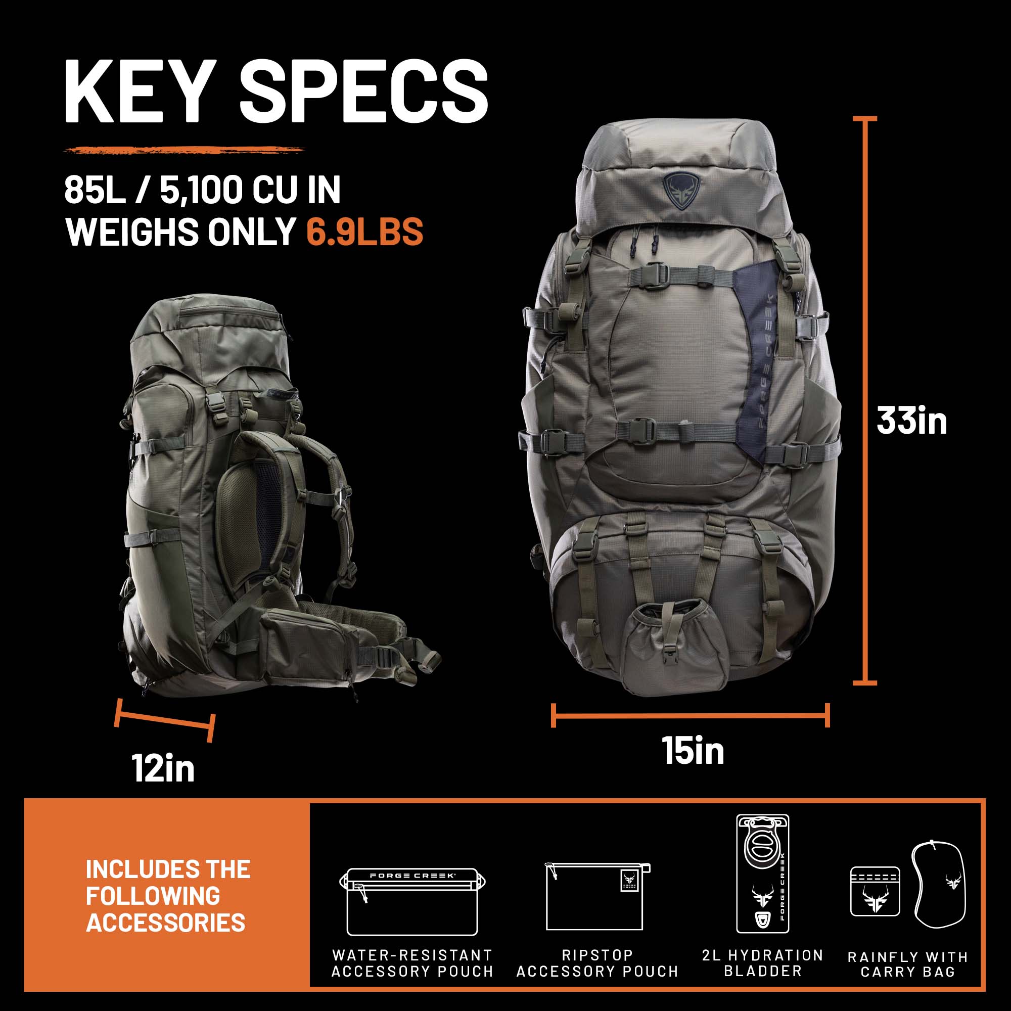 Forge Creek Expedition Pack – product image 3