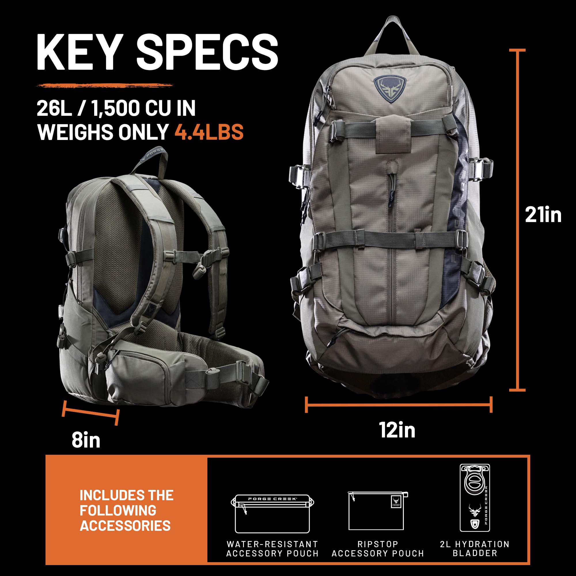 Forge Creek Icon Pro Day Pack – product image 3