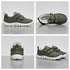 Isbjörn FOXY AllWeather Low green sneakers showing side, top, heel and pair views