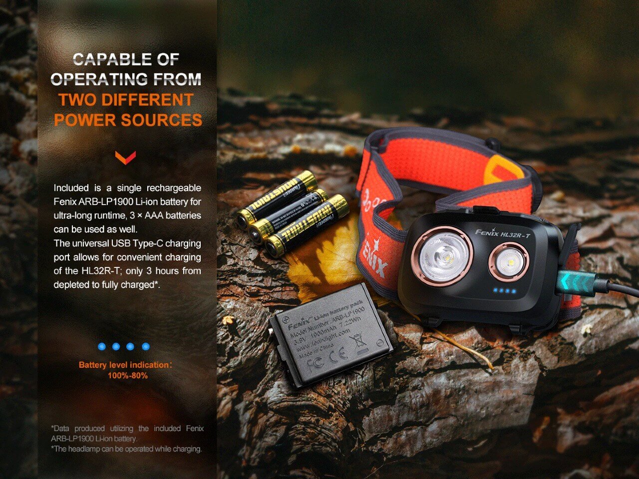 Fenix HL32R-T Trail Running LED Headlamp - 800 Lumens by Fenix Store
