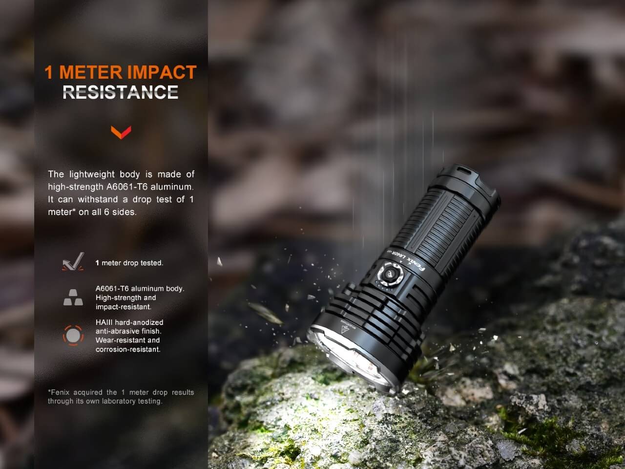 Fenix LR40R V2.0 Rechargeable LED Searchlight by Fenix Store