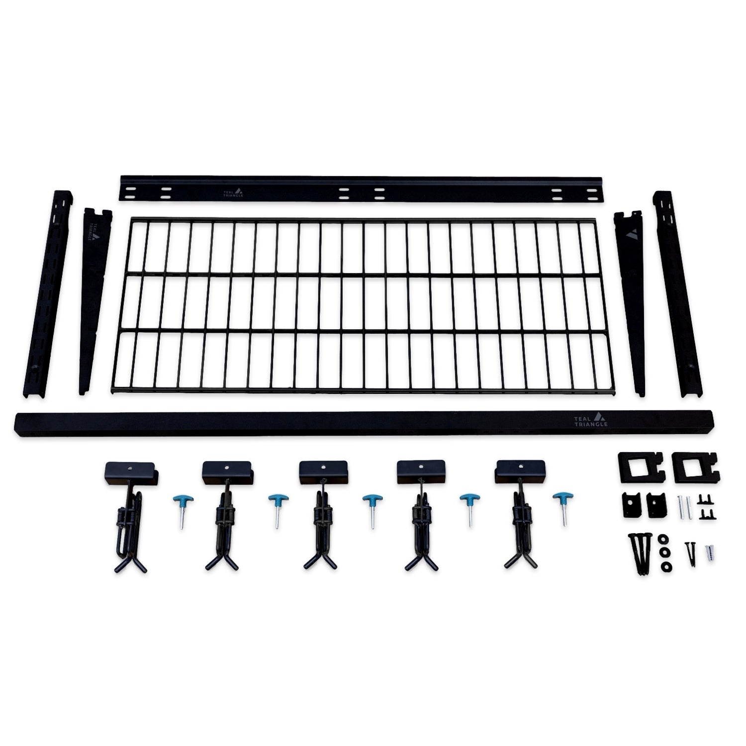 StoreYourBoard Lone Peak 5-Pair Ski Rack & Shelf — product view 7