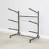 G-Watersport 3 Kayak & Canoe Rack | 3 Levels With Wheels | Single-Sided | Mud - product view 2