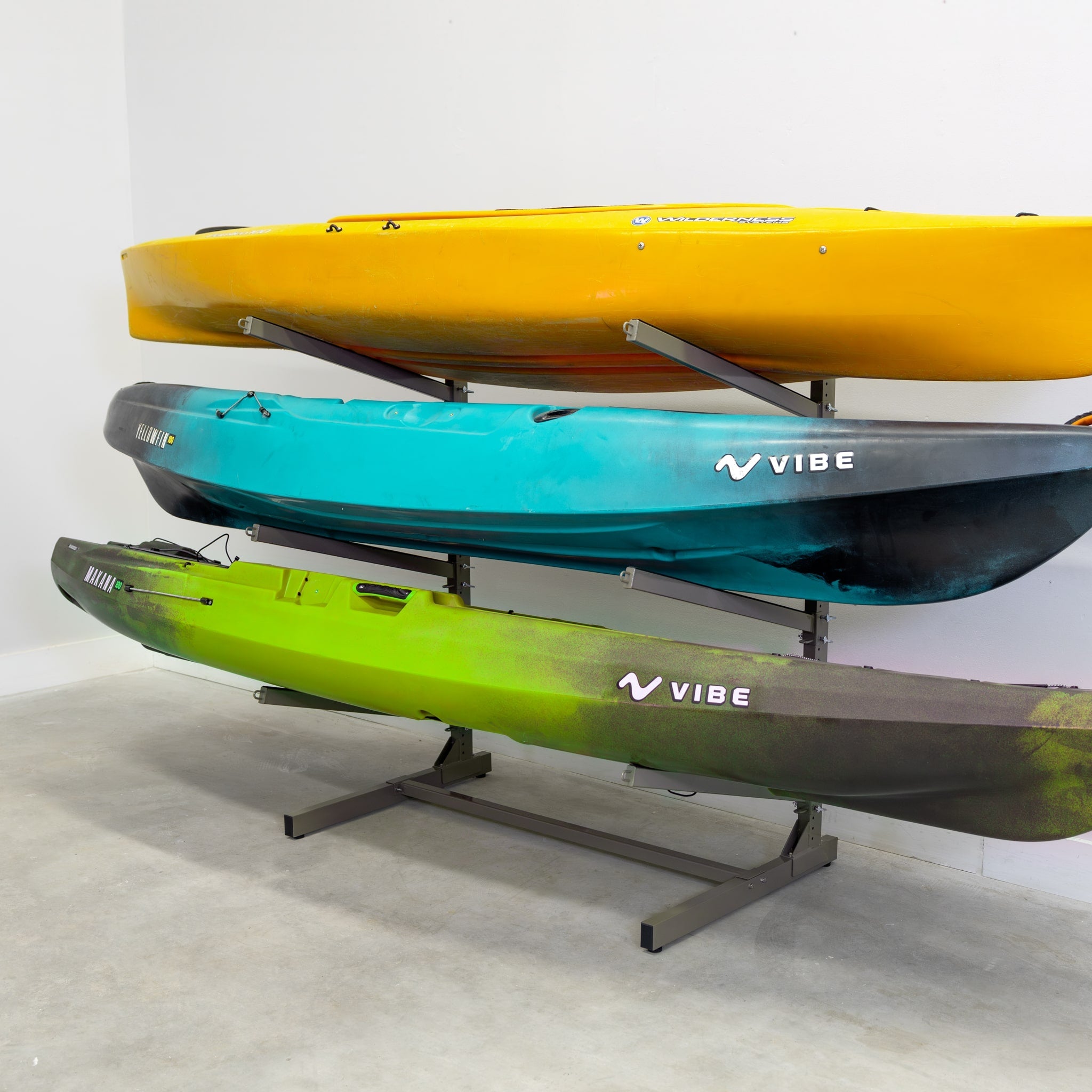 StoreYourBoard G-Watersport 3-Level Rack, Mud — product view 1