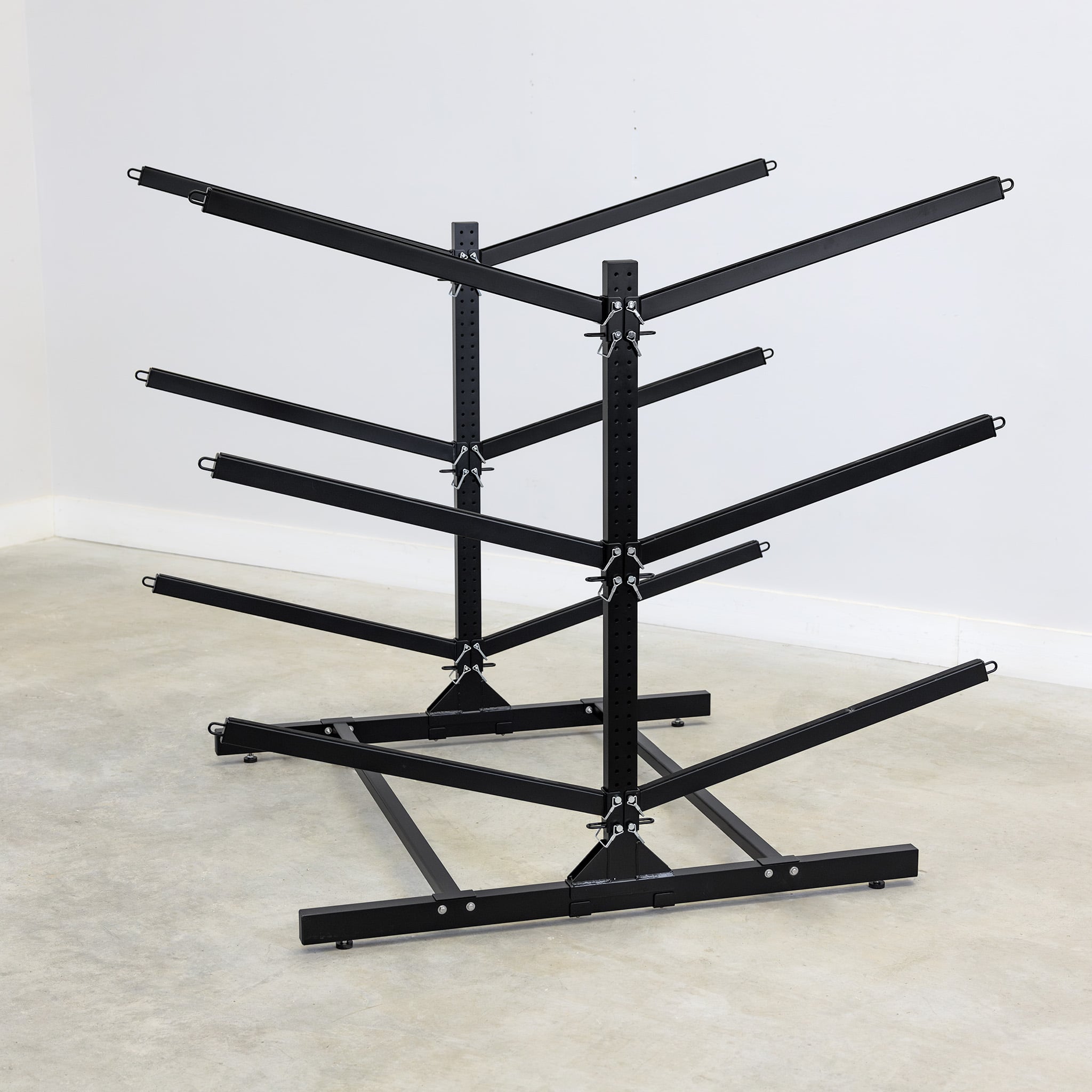 StoreYourBoard G-Watersport 6-Level Double-Sided Rack, Black — product view 2