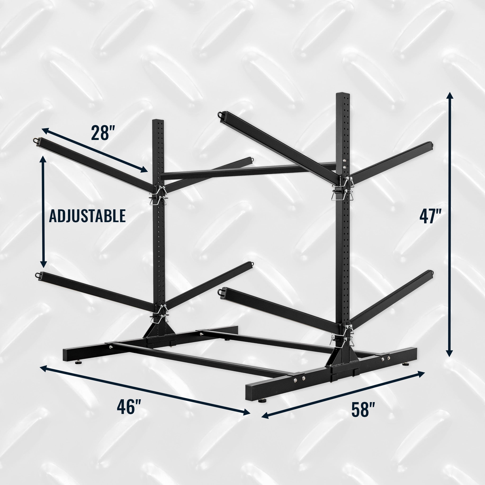 StoreYourBoard G-Watersport 4-Level Double-Sided Rack, Black — product view 5