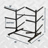 StoreYourBoard G-Watersport 6-Level Double-Sided Rolling Rack, Black — product view 3
