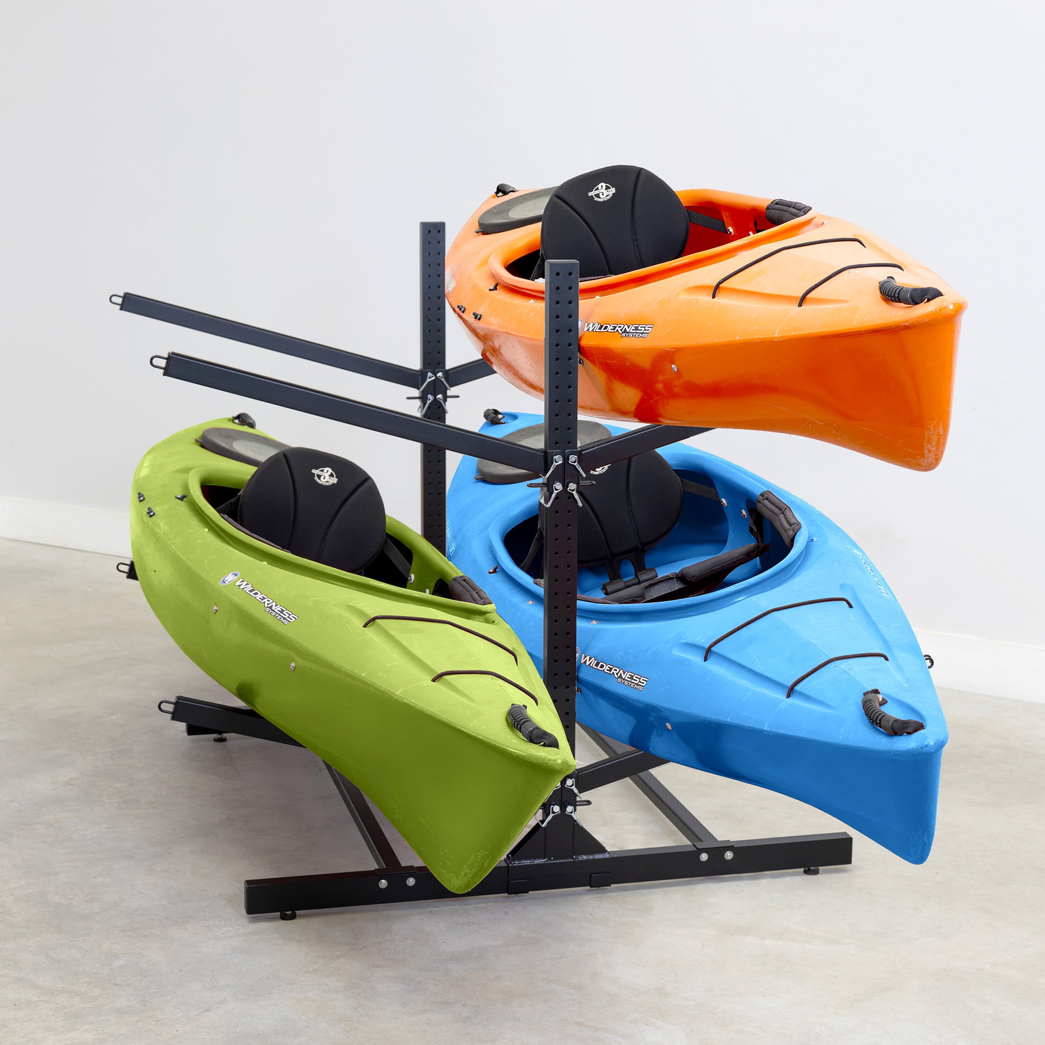 StoreYourBoard G-Watersport 4-Level Double-Sided Rack, Black — product view 1