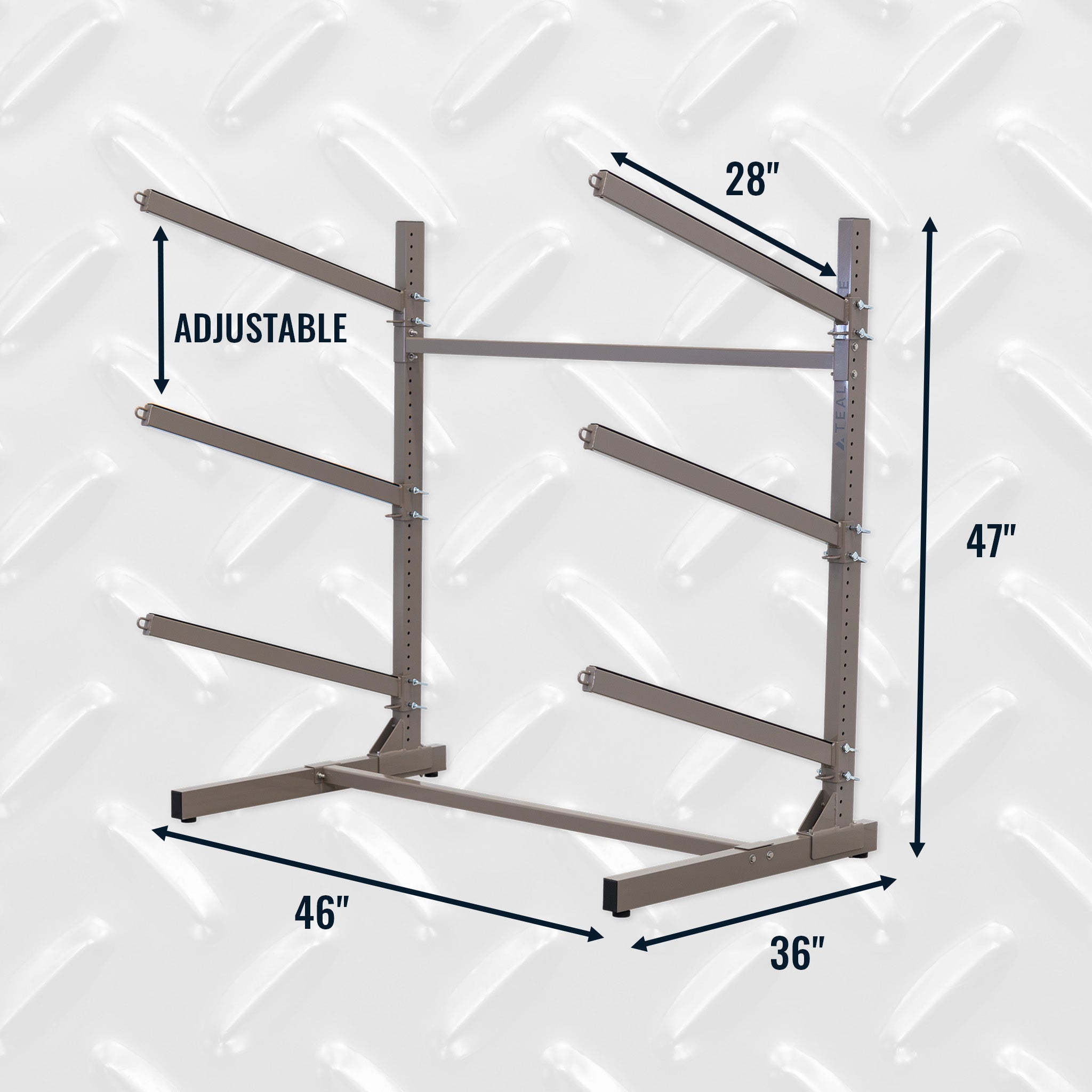 StoreYourBoard G-Watersport 3-Level Rack, Mud — product view 5