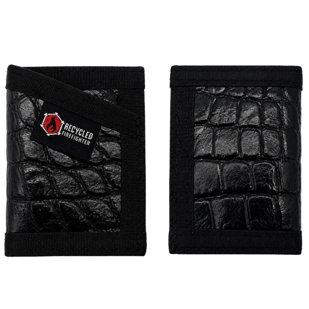 Recycled Firefighter Sergeant Wallet - Slim Gator Edition — product view 1