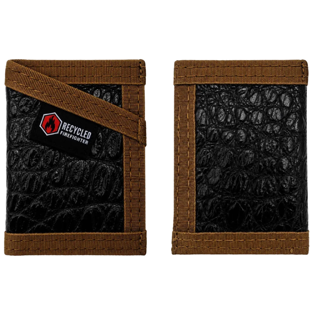 Recycled Firefighter Sergeant Wallet - Slim Gator Edition — product view 9
