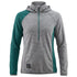 Women's Half Zip AIR 70 Pullover by SkyGOAT in sea moss on a white background 