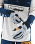 Havoc Gray and Black Gloves — product view 4
