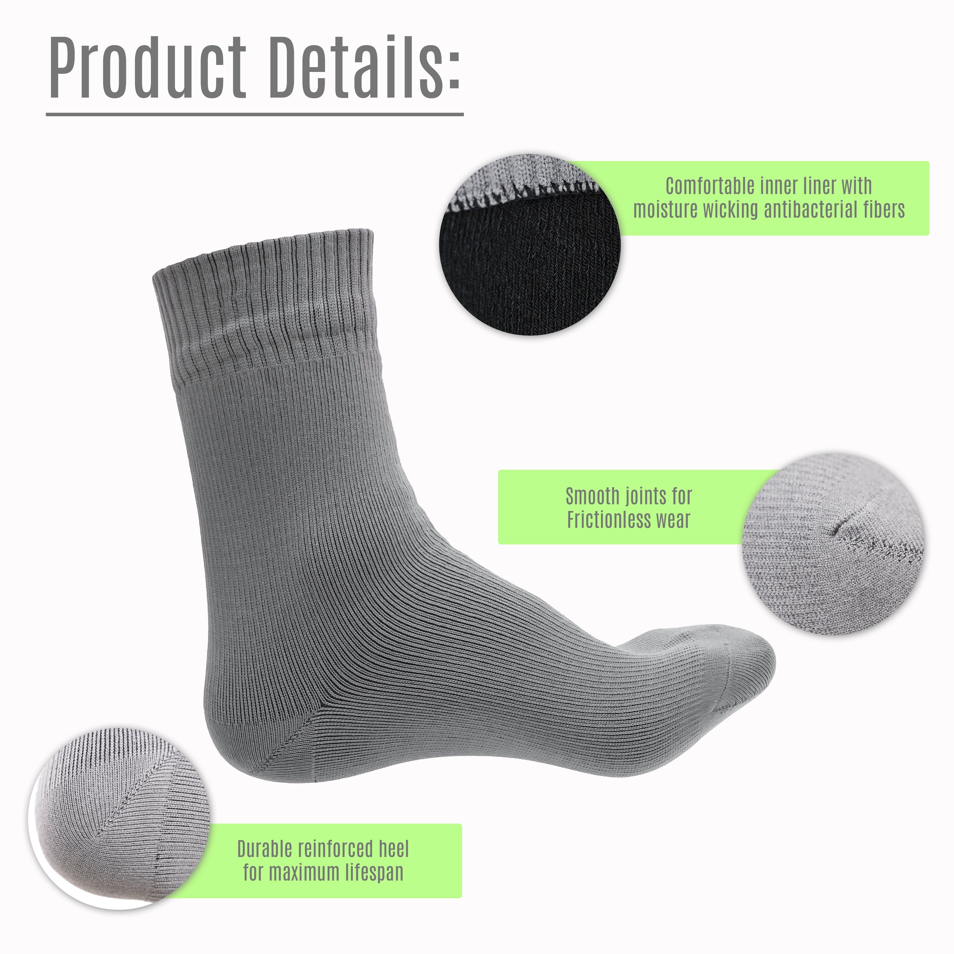 Pike Trail Waterproof Breathable Socks by Pike Trail