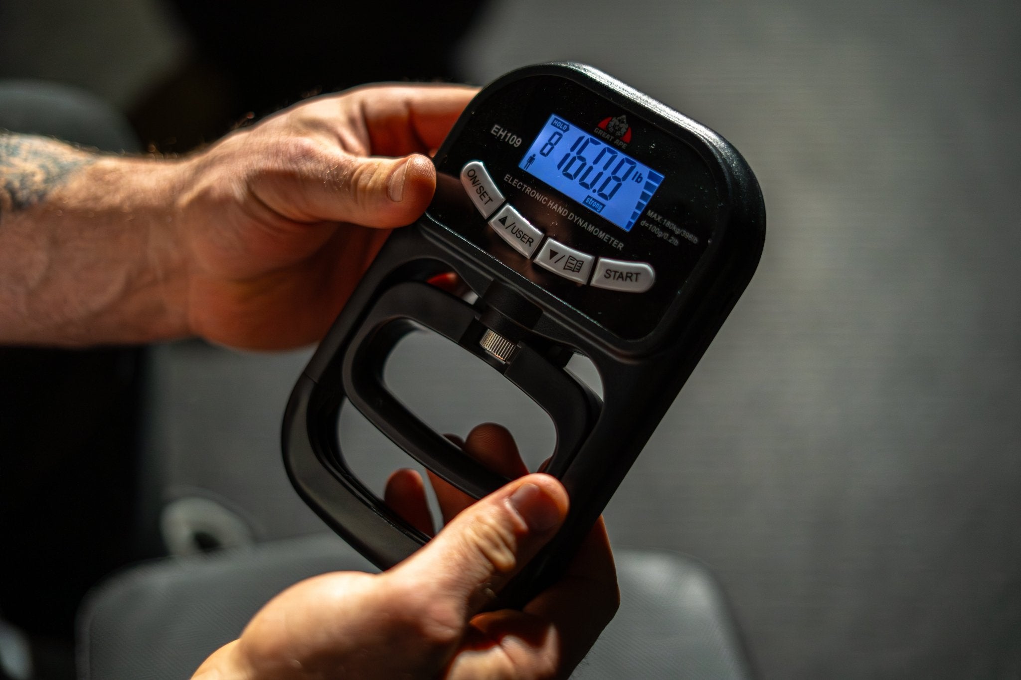 GREAT APE GRIP STRENGTH TESTER by Great Ape Grips