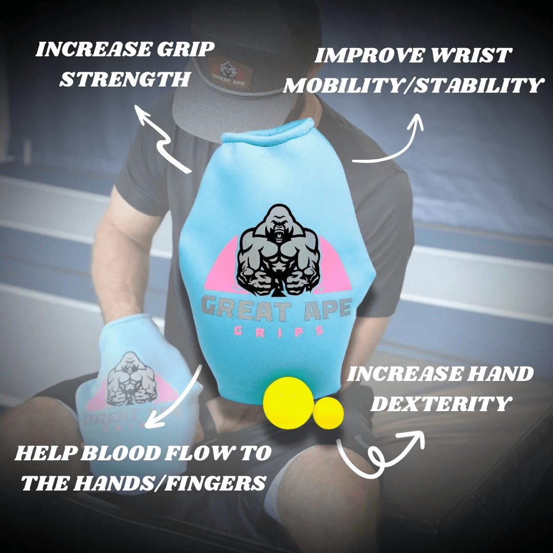 GREAT APE GRIPS - BABY BLUE by Great Ape Grips