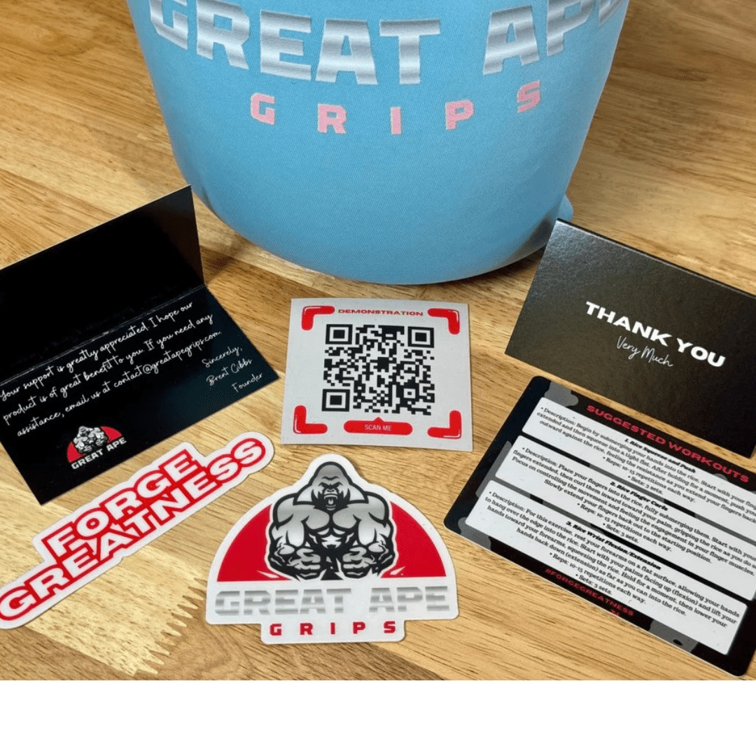 GREAT APE GRIPS - BABY BLUE by Great Ape Grips