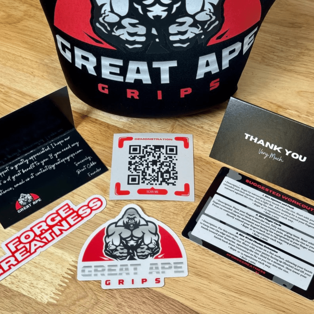 GREAT APE GRIPS - BLACK by Great Ape Grips
