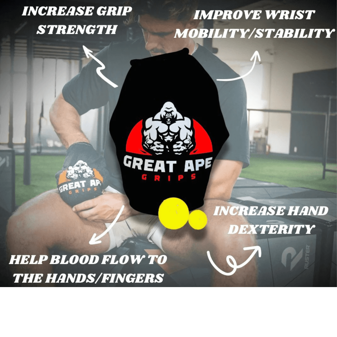 GREAT APE GRIPS - BLACK by Great Ape Grips