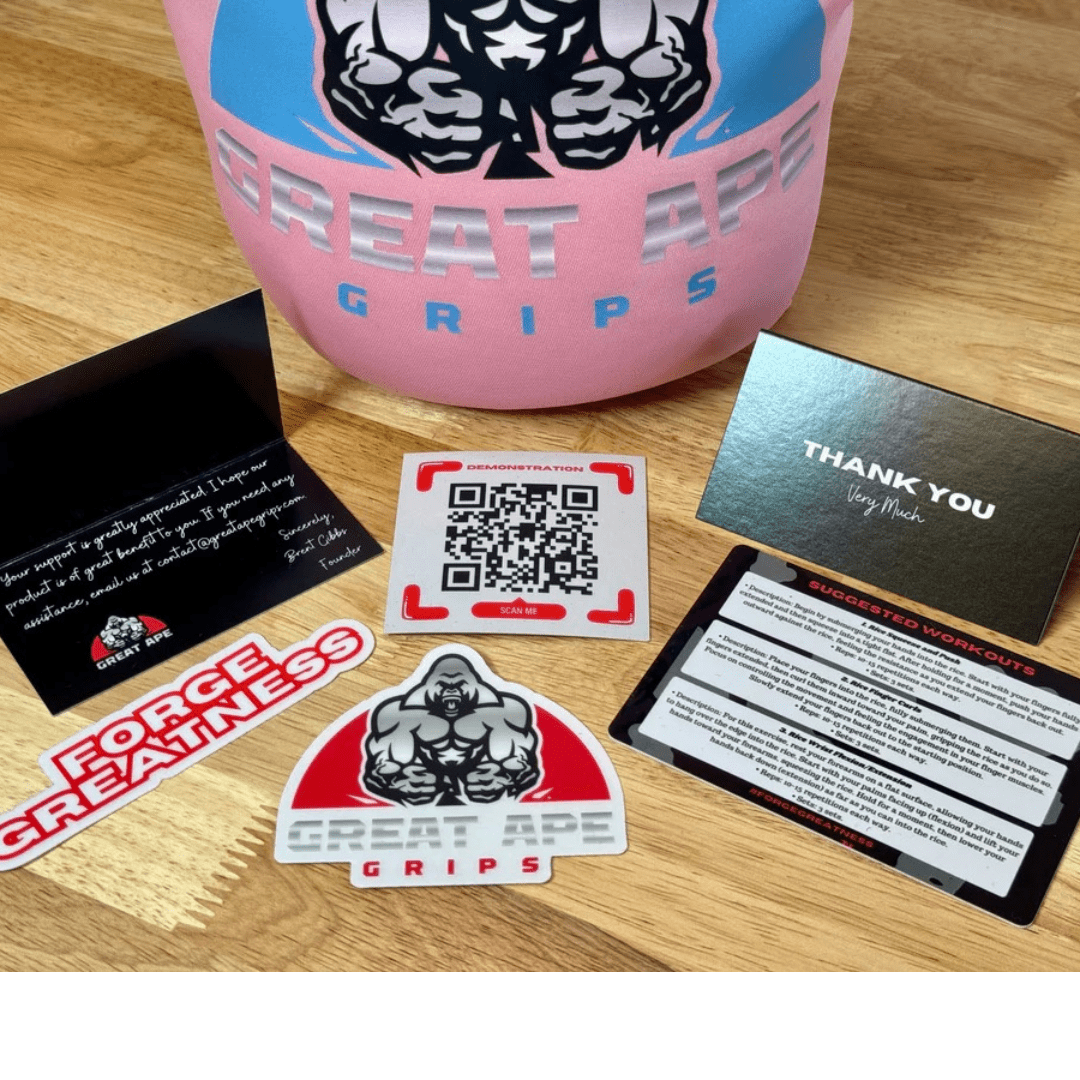GREAT APE GRIPS - PINK by Great Ape Grips