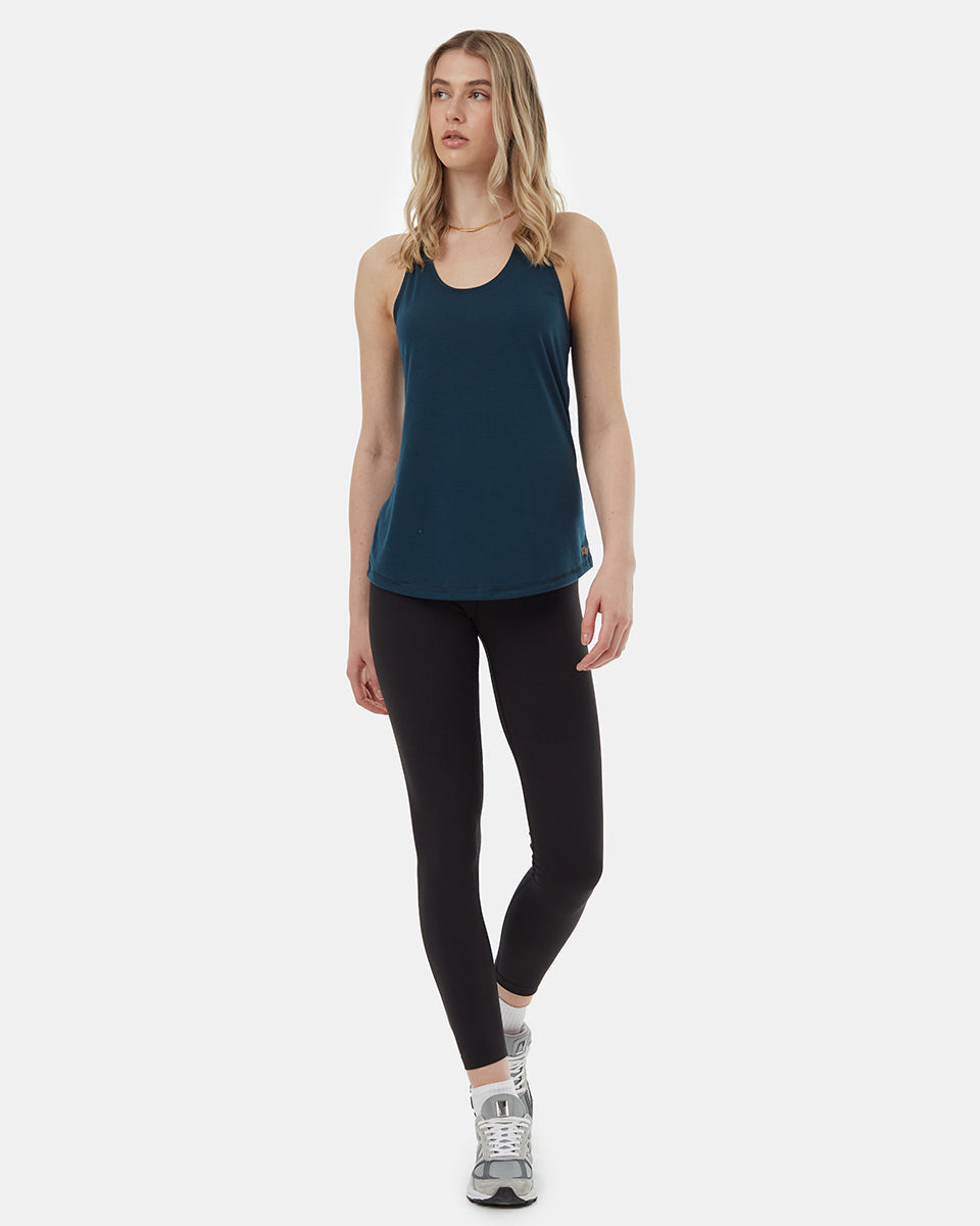 Tentree Women's inMotion Racerback Tank - Reflecting Pond