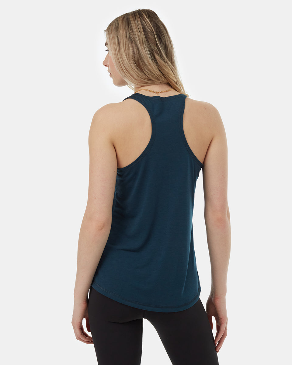 Tentree Women's inMotion Racerback Tank - Reflecting Pond