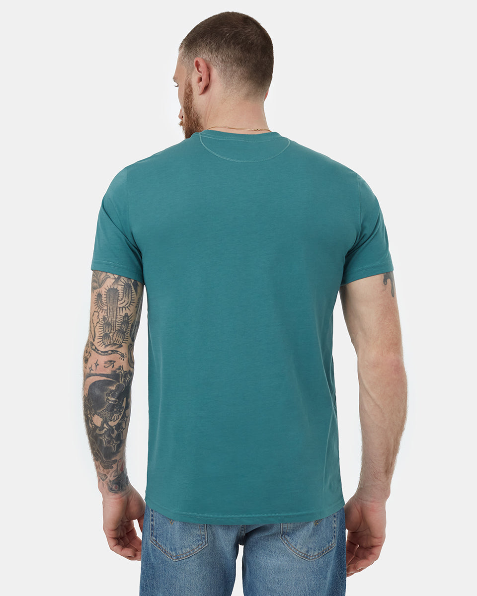 Tentree Men's SeaBlend Classic T-Shirt - North Sea
