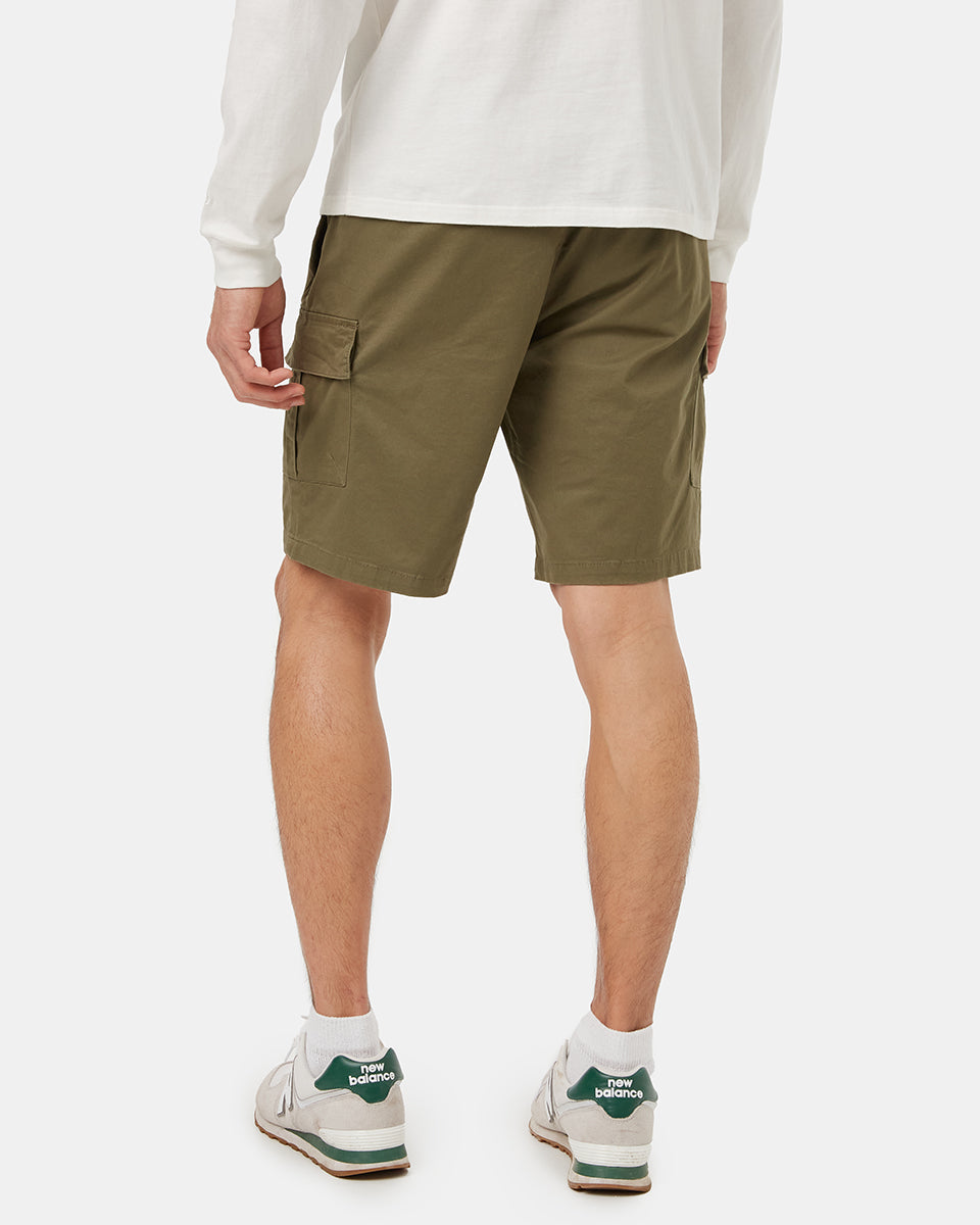 Tentree Men's Twill Cargo Short - Olive Night Green
