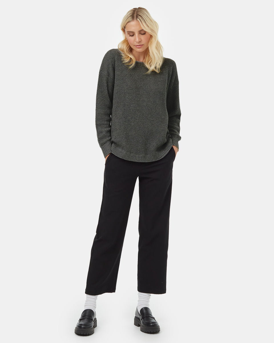 Tentree Women's Broughton Sweater - Urban Green