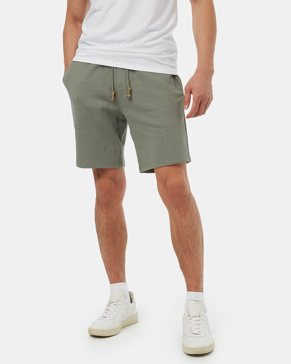 Tentree French Terry Sweatshort - Agave Green Heather