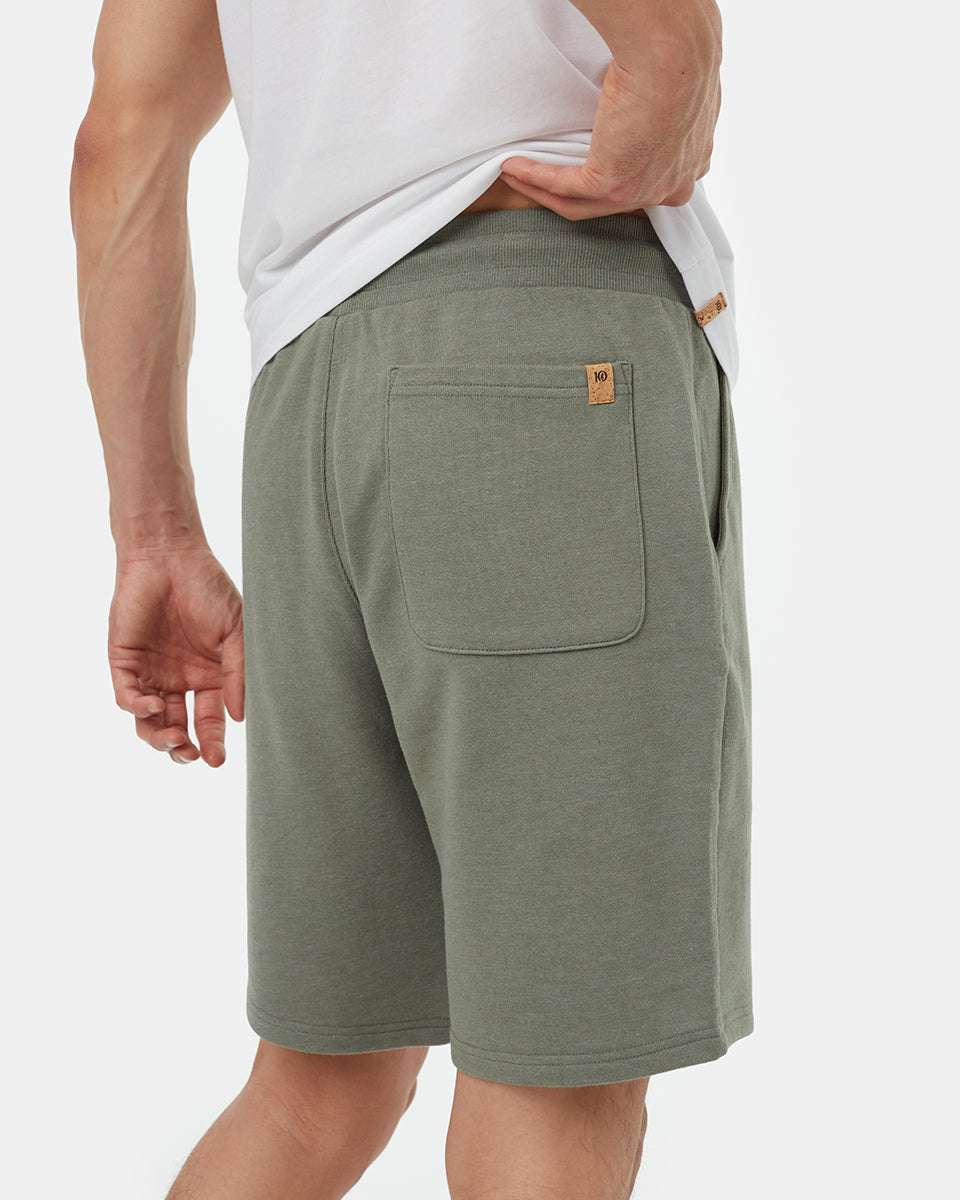 Tentree French Terry Sweatshort - Agave Green Heather