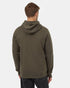 Tentree Men's Oberon Zip Hoodie - Black Olive Green Heather