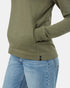 Tentree Women's SeaFleece Placket Hoodie - Deep Lichen Green