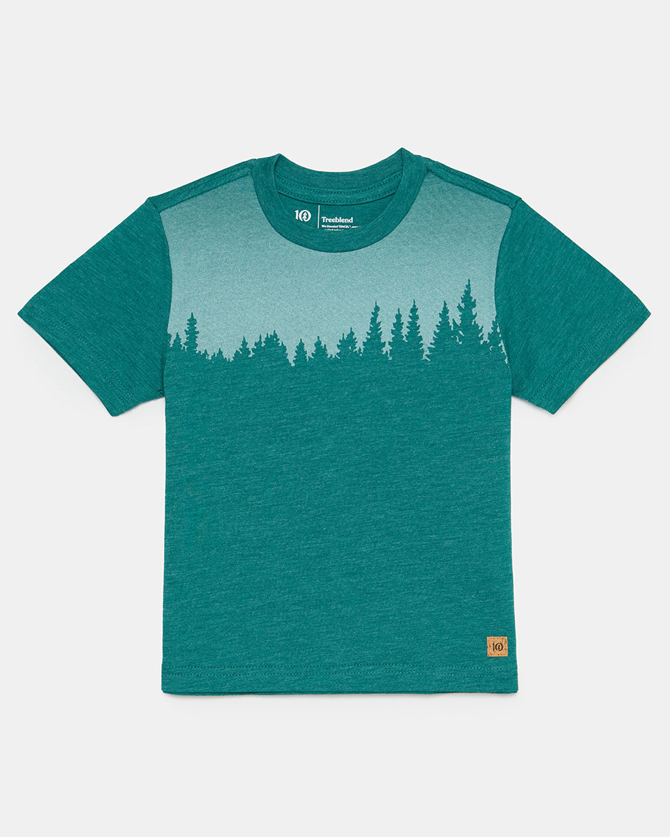 Tentree Kids Juniper T-Shirt - North Sea Heather White
