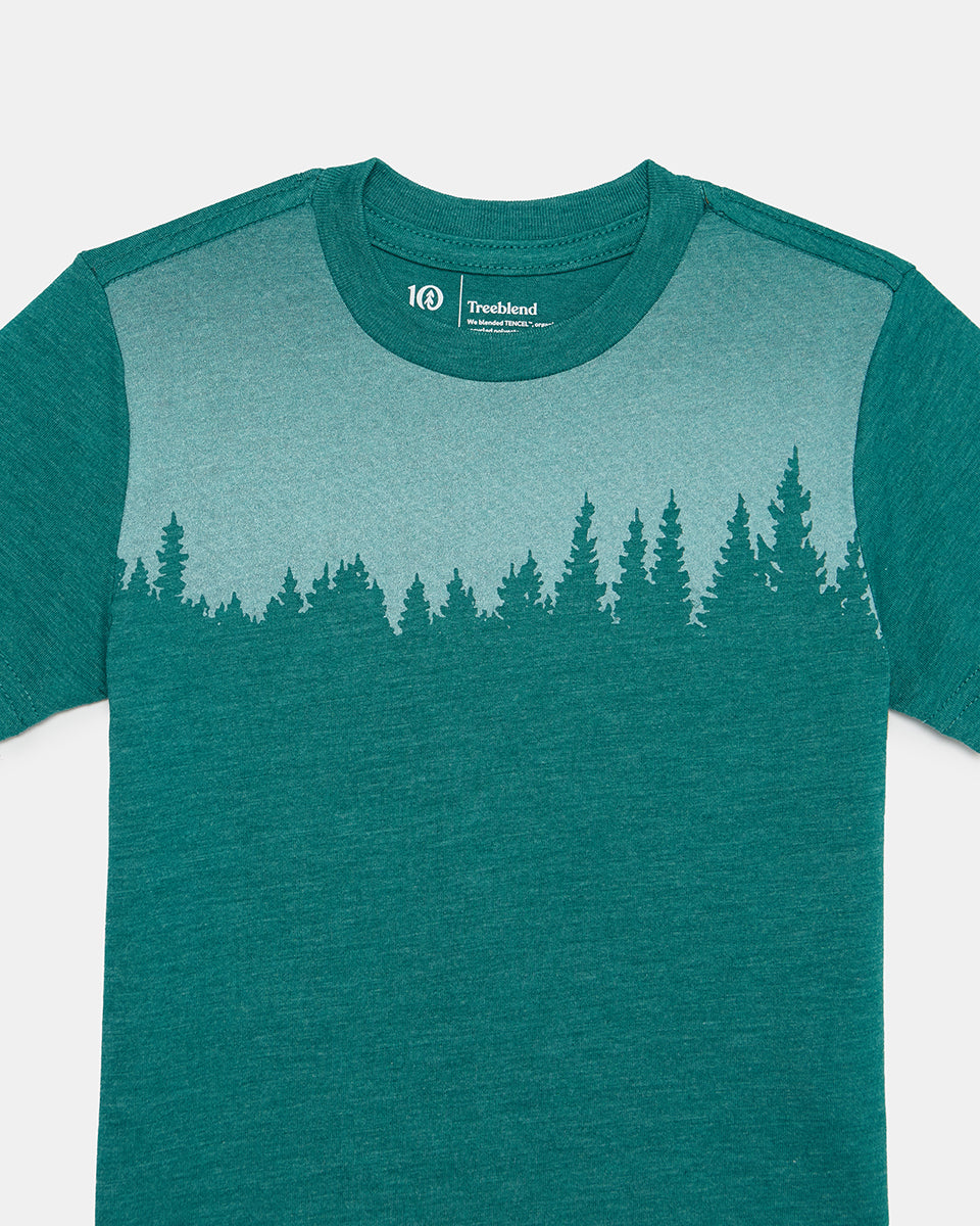 Tentree Kids Juniper T-Shirt - North Sea Heather White