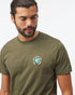 Tentree Plants Ten T-Shirt - Olive Night Green